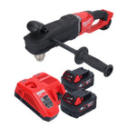 Milwaukee M18 FRAD2-402 Akumulatorowa wiertarko-wkrętarka kątowa 18 V 122 Nm bezszczotkowa + 2x akumulator 4,0 Ah + ładowarka