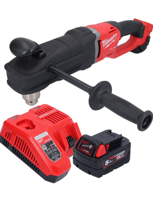 Milwaukee M18 FRAD2-501 akumulatorowa wiertarko-wkrętarka kątowa 18 V 122 Nm bezszczotkowa + 1x akumulator 5,0 Ah + ładowarka