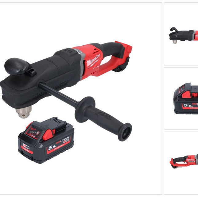 Milwaukee M18 FRAD2-551 Akumulatorowa wiertarko-wkrętarka kątowa 18 V 122 Nm bezszczotkowa + 1x akumulator 5,5 Ah - bez ładowarki