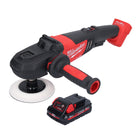 Milwaukee M18 FAP180-301 Akku Polierer 18 V 180 mm Brushless + 1x Akku 3,0 Ah - ohne Ladegerät