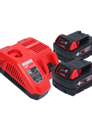 Milwaukee M18 FAP180-402 Akku Polierer 18 V 180 mm Brushless + 2x Akku 4,0 Ah + Ladegerät