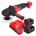 Milwaukee M18 FAP180-502 Polerka akumulatorowa 18 V 180 mm bezszczotkowa + 2x akumulator 5,0 Ah + ładowarka