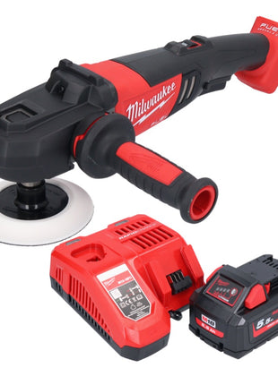 Milwaukee M18 FAP180-551 Polerka akumulatorowa 18 V 180 mm bezszczotkowa + 1x akumulator 5,5 Ah + ładowarka