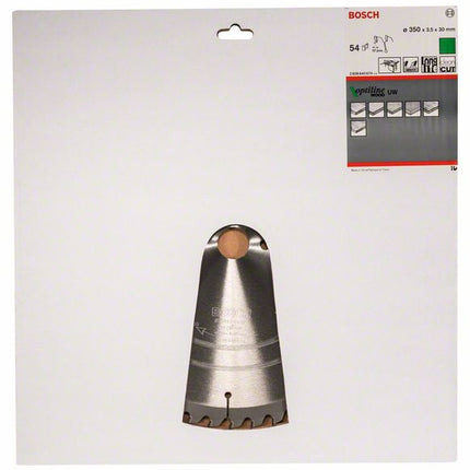 BOSCH Piła tarczowa Optiline Wood Ø zewnętrzna 350 mm Liczba zębów 54 WZ ( 4000909110 )