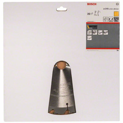 BOSCH Piła tarczowa Ø zewnętrzna 315 mm Liczba zębów 20 HB ( 4000909156 )