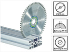 Hoja de sierra circular Festool HW 210x2,4x30 TF72 ALUMINIO / PLÁSTICO ( 493201 ) 210 x 2,4 x 30 mm 72 dientes para paneles y perfiles de aluminio, plexiglás, plásticos duros y reforzados con fibra