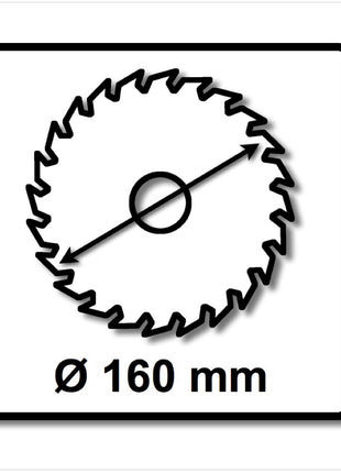 Festool Spezial Kreissägeblatt HW 160 x 2,2 x 20 mm TF48 160 mm 48 Zähne ( 496308 ) - Toolbrothers