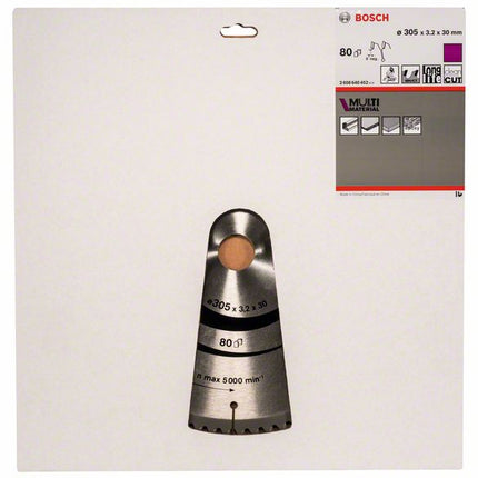 Piła tarczowa BOSCH Ø zewnętrzna 305 mm Liczba zębów 80 HLTCG ( 4000909153 )