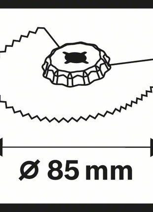 Brzeszczot segmentowy BOSCH ACZ 85 EIB Ø 85 mm ( 8000345564 )