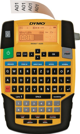 Urządzenie etykietujące DYMO Rhino 4200 Szerokość taśmy 6, 9, 12, 19 mm ( 9000484021 )
