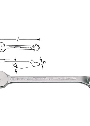 HAZET Ringmaulschlüssel 603 SW 10 mm Länge 137 mm ( 8000465080 )