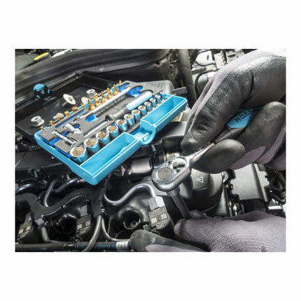 Zestaw kluczy nasadowych HAZET 854 30-częściowy 1/4 ″ ( 4000820539 )