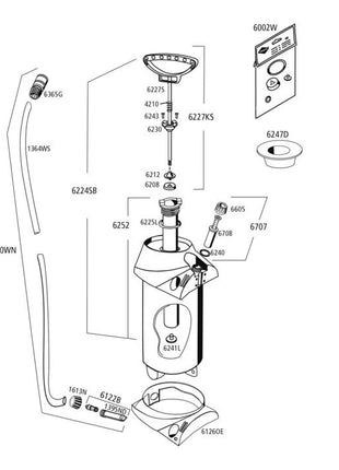 MESTO depósito de agua a presión H2O 3270W capacidad 10 l (4000818654)