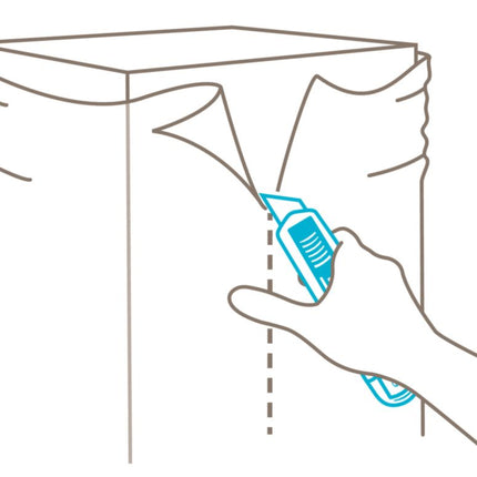 Nóż bezpieczny MARTOR SECUNORM 525 Długość 143 mm Szerokość 17 mm Wysokość 31 mm ( 4000818480 )