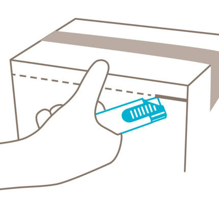 Nóż bezpieczny MARTOR SECUNORM HANDY nr 444 Długość 100 mm Szerokość 7,8 mm Wysokość 25,5 mm ( 4000817780 )
