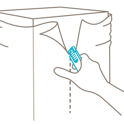 Nóż bezpieczny MARTOR SECUNORM HANDY nr 444 Długość 100 mm Szerokość 7,8 mm Wysokość 25,5 mm ( 4000817780 )