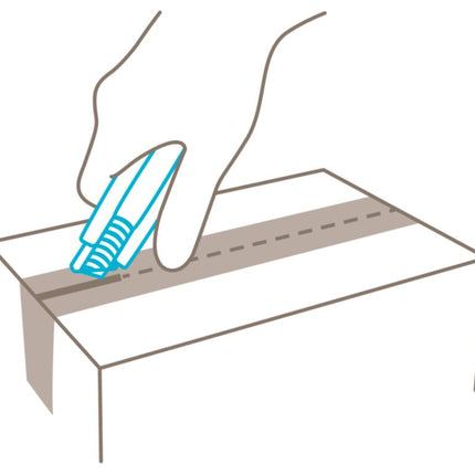 Nóż bezpieczny MARTOR SECUNORM 175 Długość 109,5 mm Szerokość 13,5 mm Wysokość 34 mm ( 4000817981 )