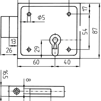 BEVER Blokada obręczy 150 DIN lewa/prawa BB ( 3000251062 )