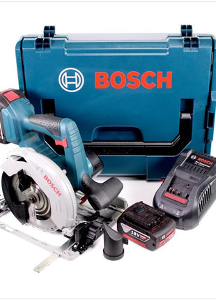 Bosch GKS 18V-57 G Akku Kreissäge 18V 165 mm in L-Boxx ( 06016A2101 )+ 2x Akku 5,0Ah + Ladegerät - Toolbrothers