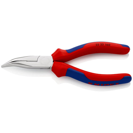 KNIPEX Alicates de punta fina longitud 160 mm plano redondo acodado 40° (4000794484)