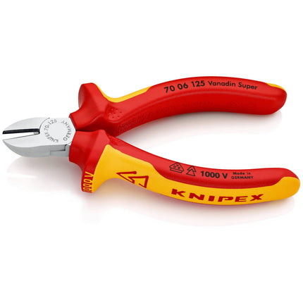 Szczypce tnące boczne KNIPEX o długości 125 mm ( 4000810153 )