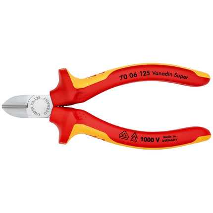 Szczypce tnące boczne KNIPEX o długości 125 mm ( 4000810153 )