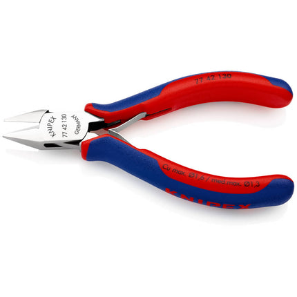 KNIPEX Electronics szczypce tnące boczne długość 130 mm kształt 4 ( 4000794635 )