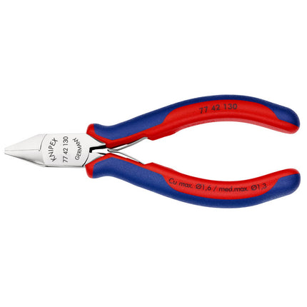 KNIPEX Electronics szczypce tnące boczne długość 130 mm kształt 4 ( 4000794635 )