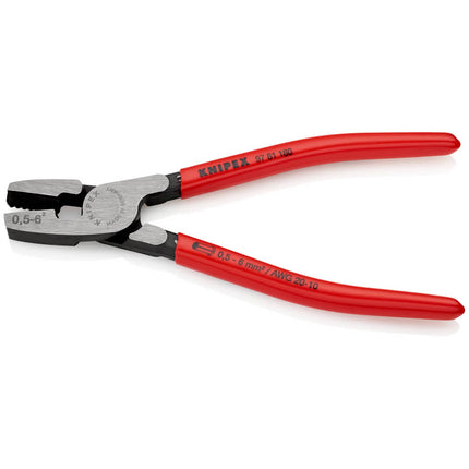 Szczypce do zaciskania końcówek przewodów KNIPEX o długości całkowitej 180 mm ( 4000810446 )