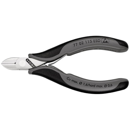 KNIPEX Electronics szczypce tnące boczne długość 115 mm kształt 0 ( 4000810745 )
