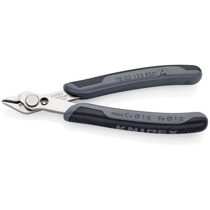 KNIPEX Electronics Szczypce tnące boczne Super-Knips(R) długość 125 mm kształt 0 ( 4000810509 )