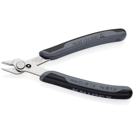 KNIPEX Electronics Szczypce tnące boczne Super-Knips(R) długość 125 mm kształt 0 ( 4000810509 )