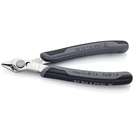 KNIPEX Electronics Szczypce tnące boczne Super-Knips(R) długość 125 mm kształt 1 ( 4000810520 )