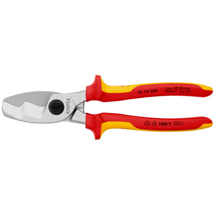 Nożyce do kabli KNIPEX o długości 200 mm ( 4000810912 )