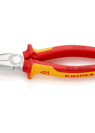 Szczypce uniwersalne KNIPEX o długości 200 mm ( 4000810237 )