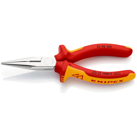 KNIPEX Alicates de punta fina DIN ISO 5745 longitud 160 mm plano/redondo recto (4000810325)