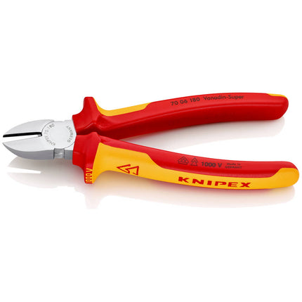 KNIPEX Szczypce do cięcia ukośnego o długości 180 mm ( 4000810156 )