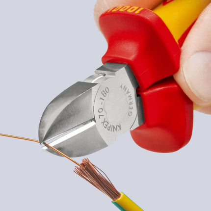 KNIPEX Szczypce do cięcia ukośnego o długości 180 mm ( 4000810156 )