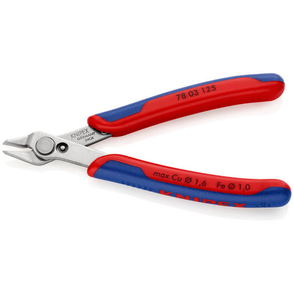 KNIPEX Electronics Szczypce tnące boczne Super-Knips(R) INOX długość 125 mm kształt 0 ( 4000810503 )