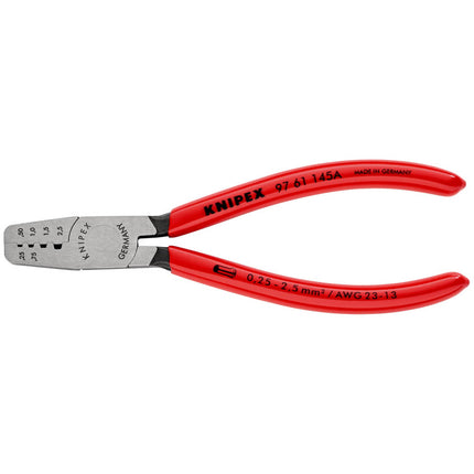 Szczypce do zaciskania końcówek przewodów KNIPEX o długości całkowitej 145 mm ( 4000794840 )