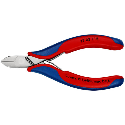 KNIPEX Electronics szczypce tnące boczne długość 115 mm kształt 0 ( 4000810739 )