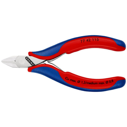 KNIPEX Electronics szczypce tnące boczne długość 115 mm kształt 4 ( 4000810742 )
