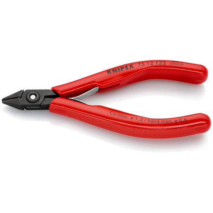 KNIPEX Electronics szczypce tnące boczne długość 125 mm kształt 1 ( 4000810500 )