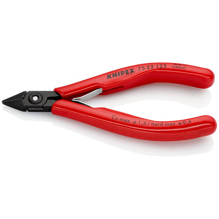 KNIPEX Electronics szczypce tnące boczne długość 125 mm kształt 2 ( 4000794622 )