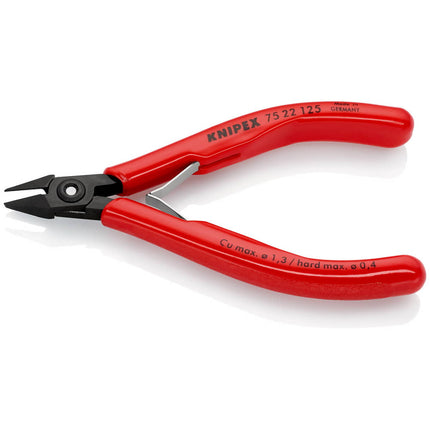KNIPEX Electronics szczypce tnące boczne długość 125 mm kształt 2 ( 4000794622 )