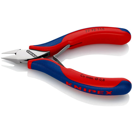 KNIPEX Electronics szczypce tnące boczne długość 115 mm kształt 4 ( 4000810743 )