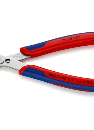 KNIPEX Elektronik-Seitenschneider Super-Knips® INOX Länge 125 mm Form 2 ( 4000810507 )