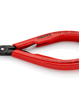 KNIPEX Elektronik-Seitenschneider Länge 125 mm Form 5 ( 4000794624 )