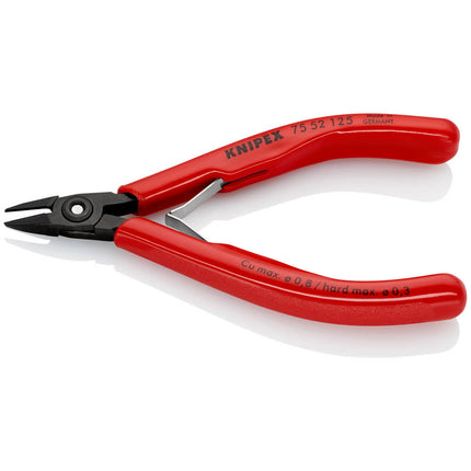 KNIPEX Electronics szczypce tnące boczne długość 125 mm kształt 5 ( 4000794624 )