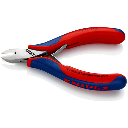 KNIPEX Electronics szczypce tnące boczne długość 115 mm kształt 1 ( 4000810740 )